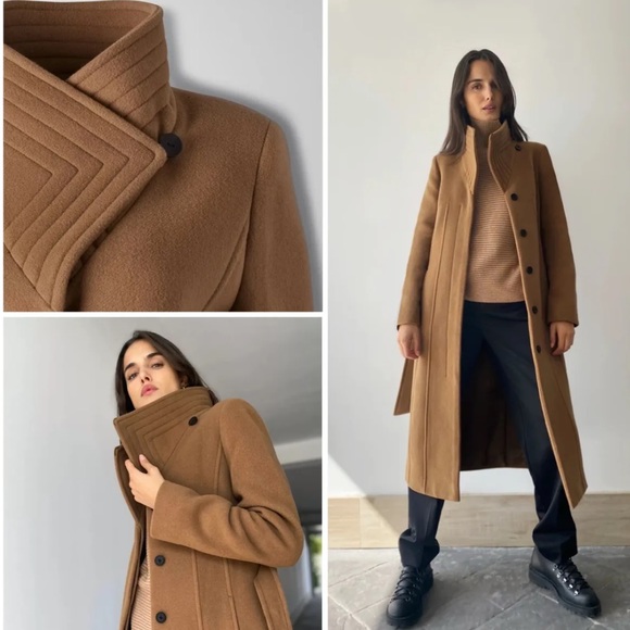 Aritzia Babaton Connor Coat Long NEW - Picture 3 of 3